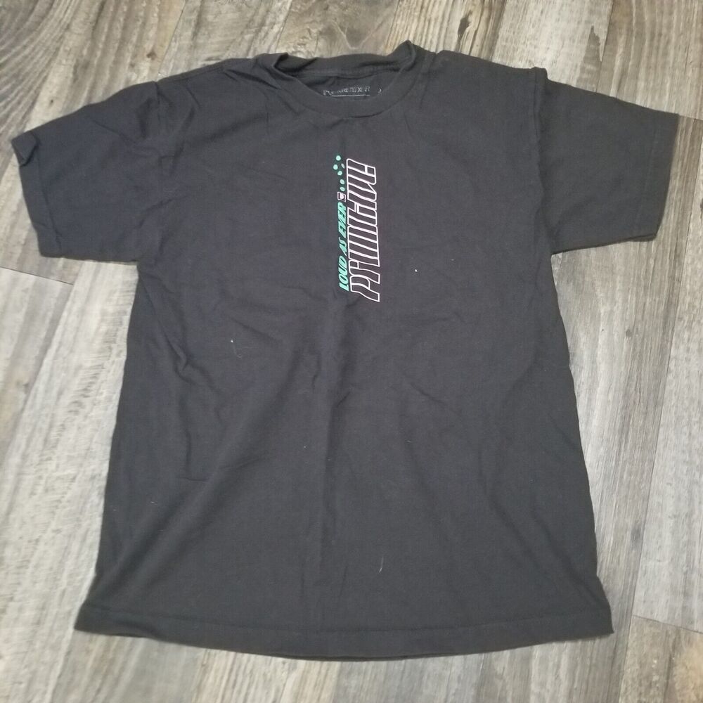 Primitive Skateborading Apparel Men's Future Sounds Tee Black Snake Roses Medium
